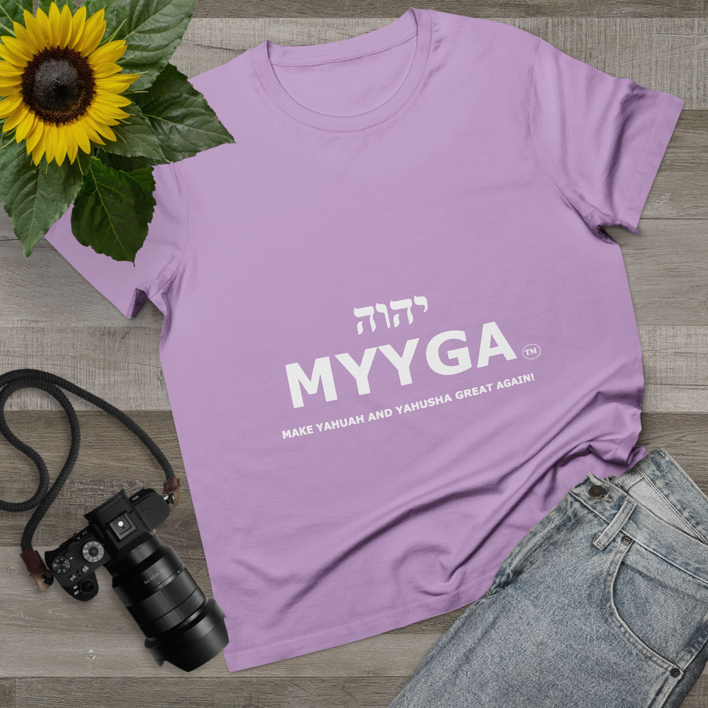 Maple Leaf Women’s Tee — Make Yahuah and Yahusha Great Again
