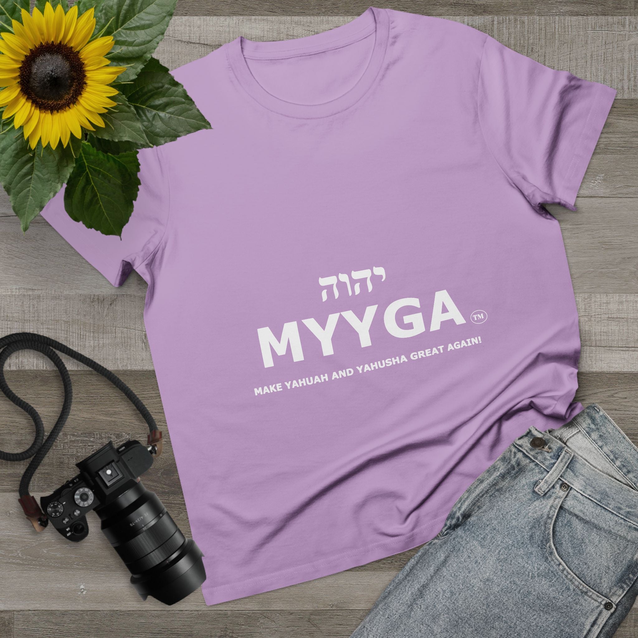 Maple Leaf Women’s Tee — Make Yahuah and Yahusha Great Again