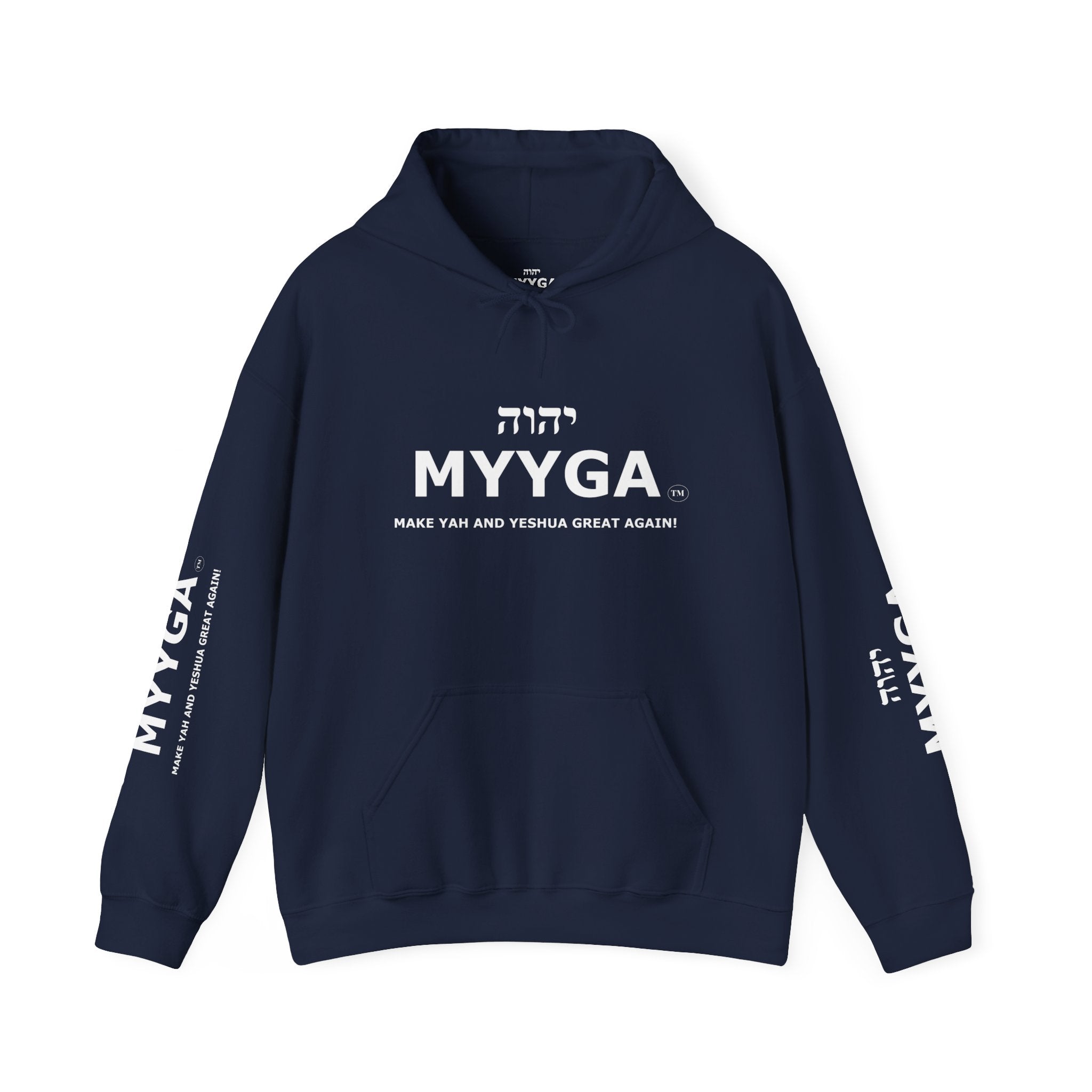 MYYGA - Make Yah And Yahshua Great AGain Unisex Heavy Blend™ Hooded Sweatshirt
