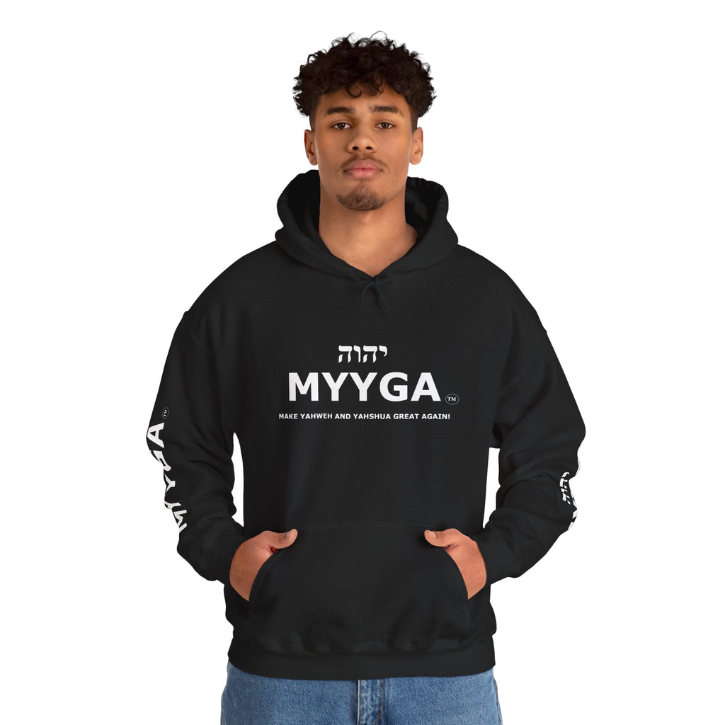 MYYGA - Make Yahweh And Yeshua Great Again Unisex Heavy Blend™ Hooded Sweatshirt