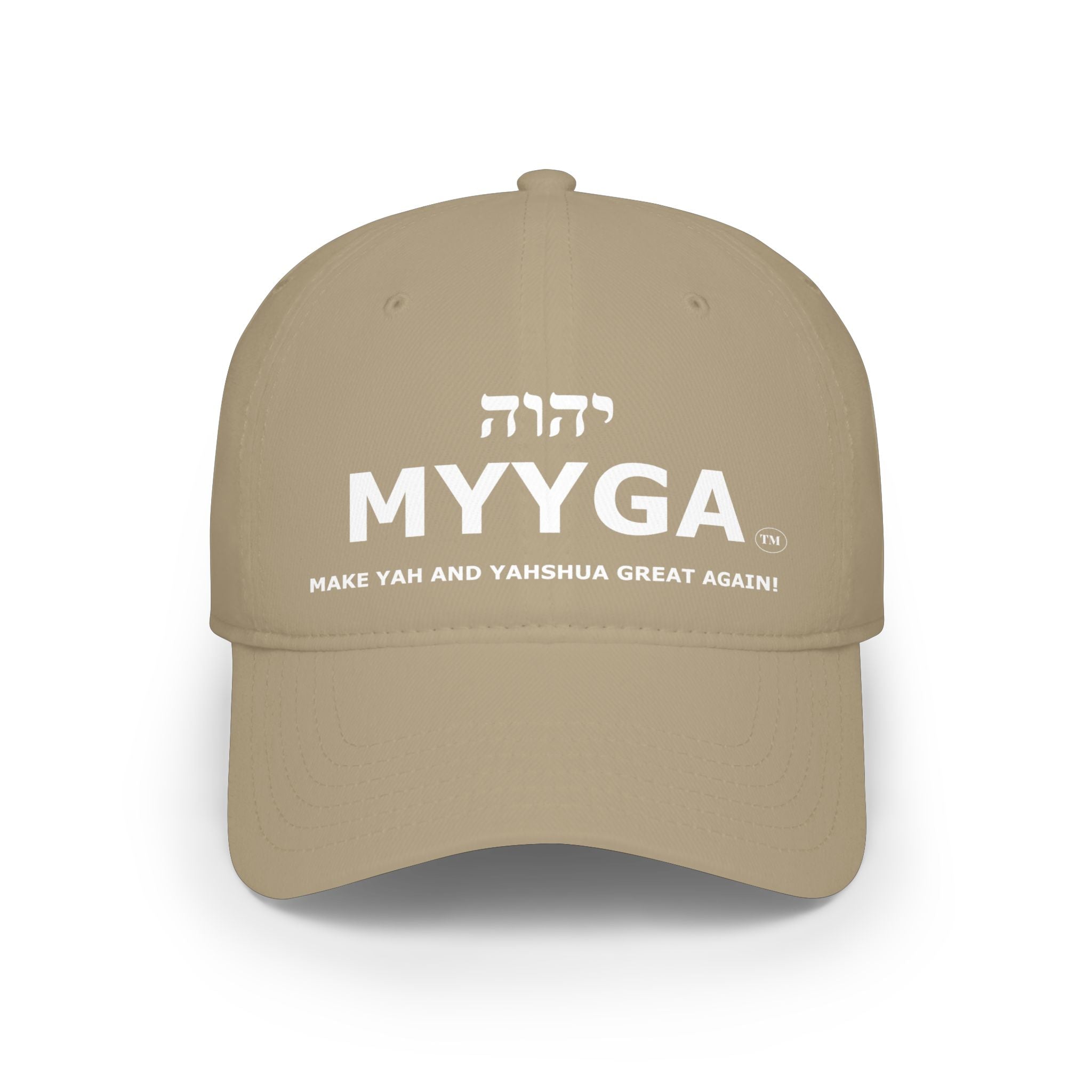 MYYGA - Make Yah And Yeshua Great Again - distressed logo Classic Dad Cap | vintage embroidered baseball hat