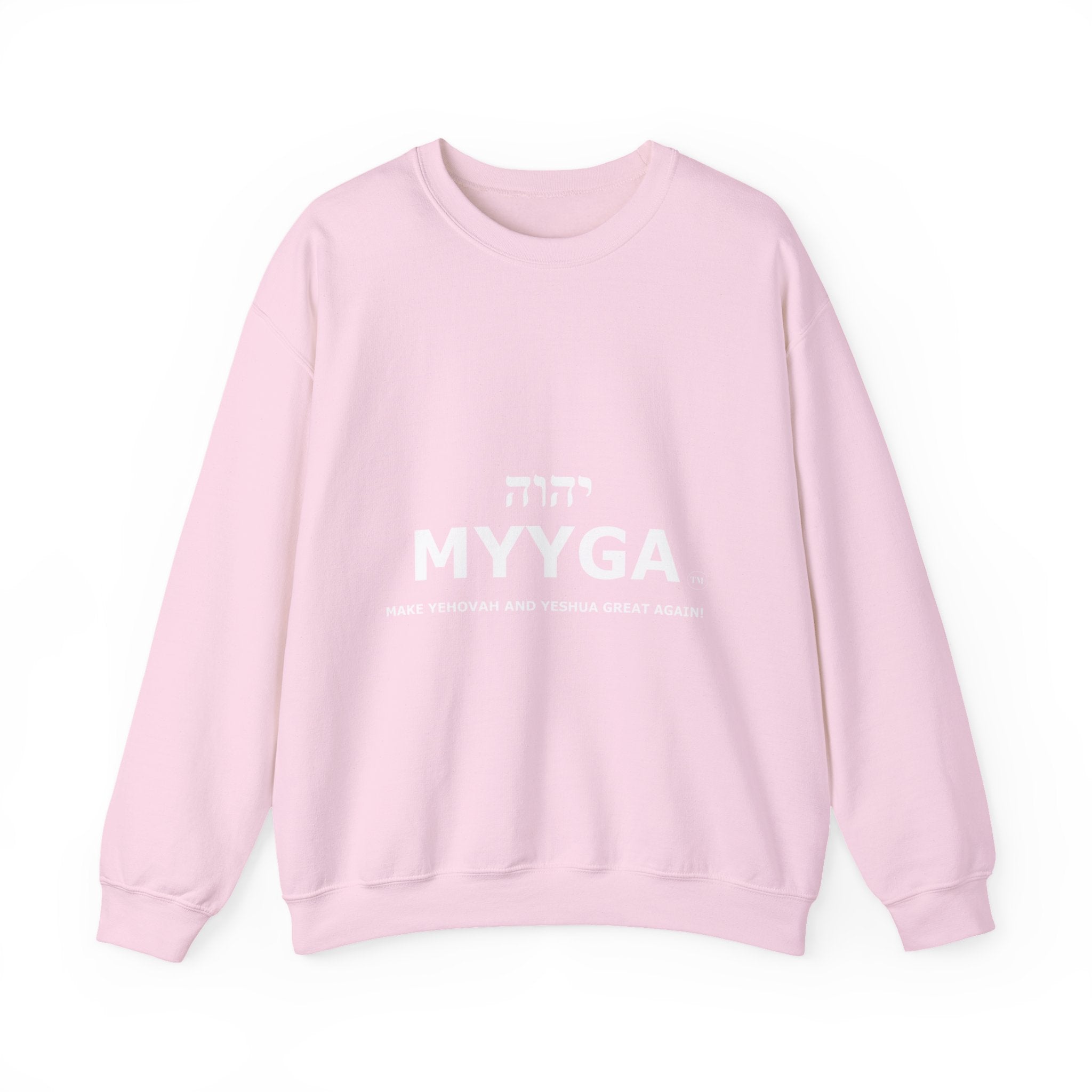 MYYGA - Make Yehovah And Yeshua Great Again - sweatshirt | Religious typography crewneck