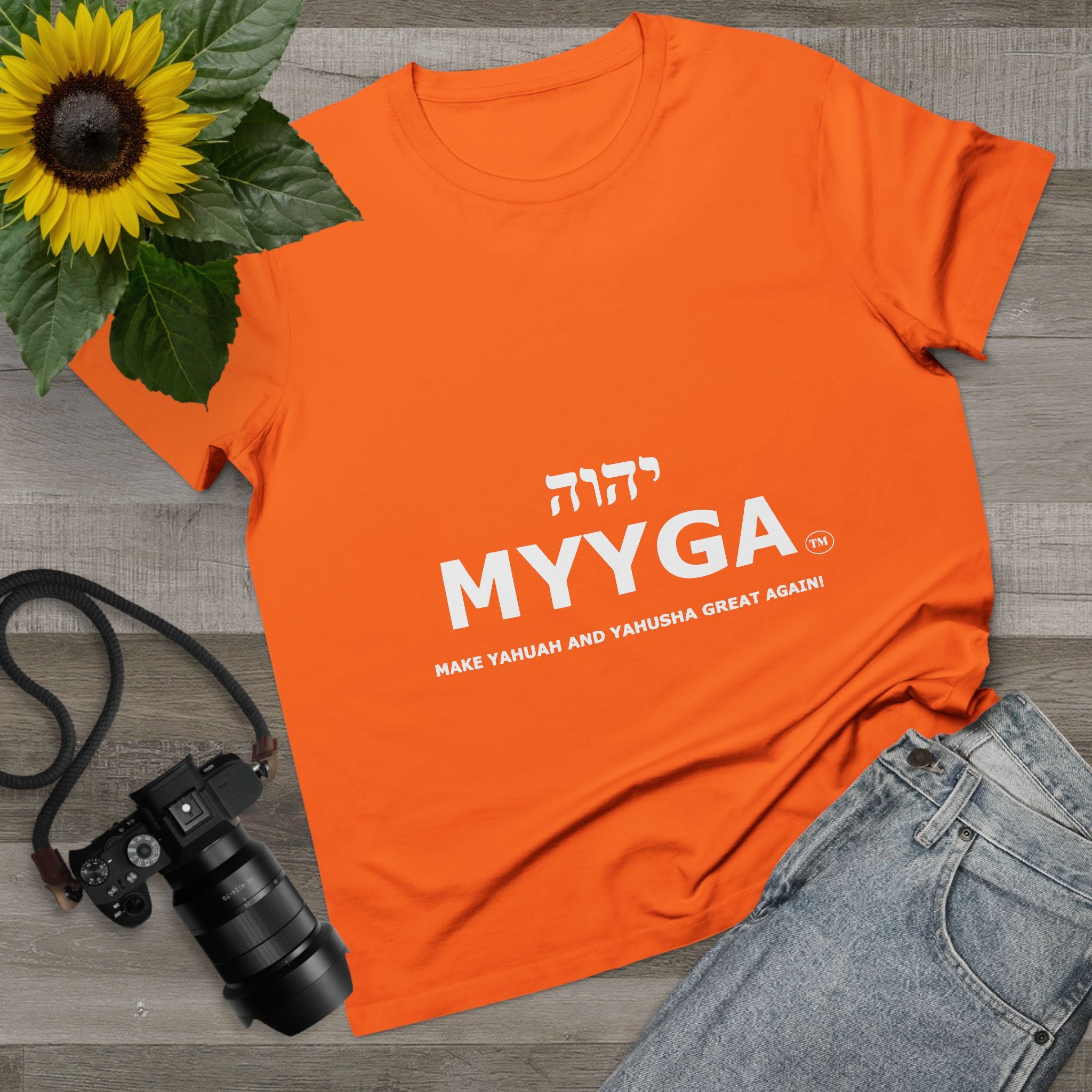 Maple Leaf Women’s Tee — Make Yahuah and Yahusha Great Again