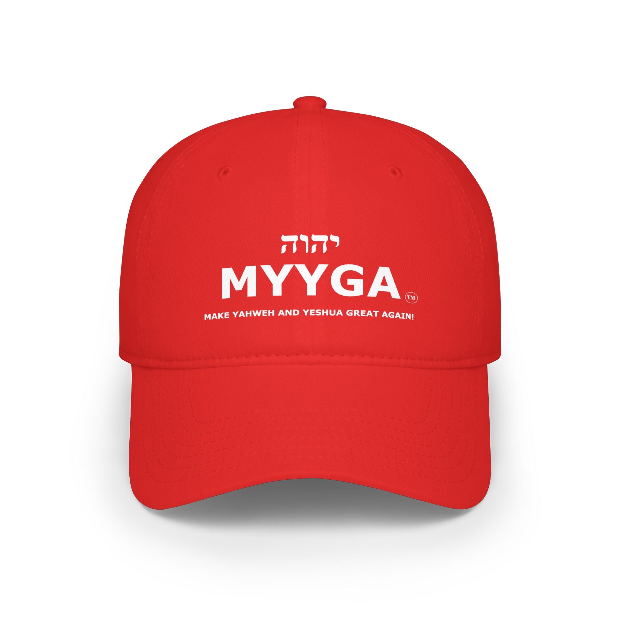 MYYGA - Make Yahweh And Yeshua Great Again - distressed logo Classic Dad Cap | vintage embroidered baseball hat