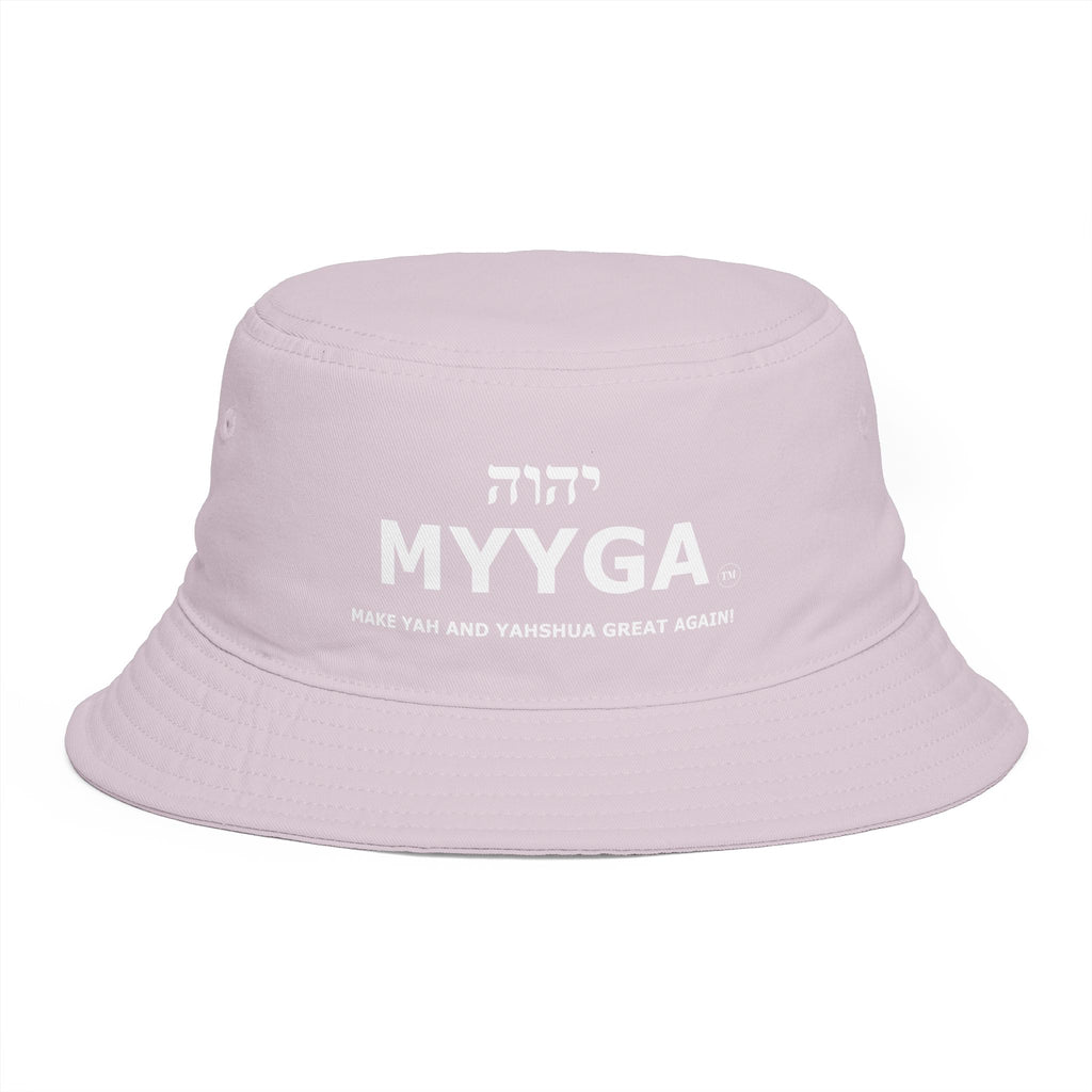 MYYGA - Make Yah And Yeshua Great Again - Solid Red Bucket Hat | All-Over Print Bucket Hat