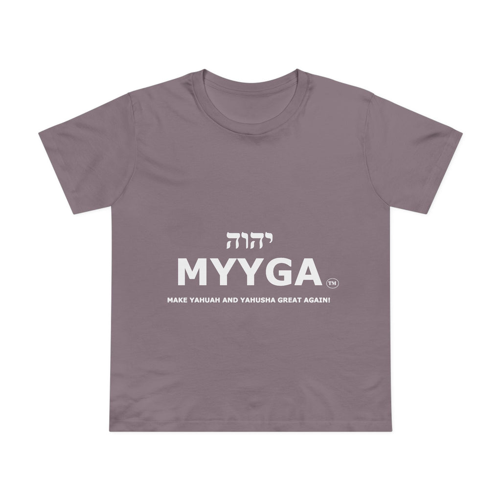 Maple Leaf Women’s Tee — Make Yahuah and Yahusha Great Again