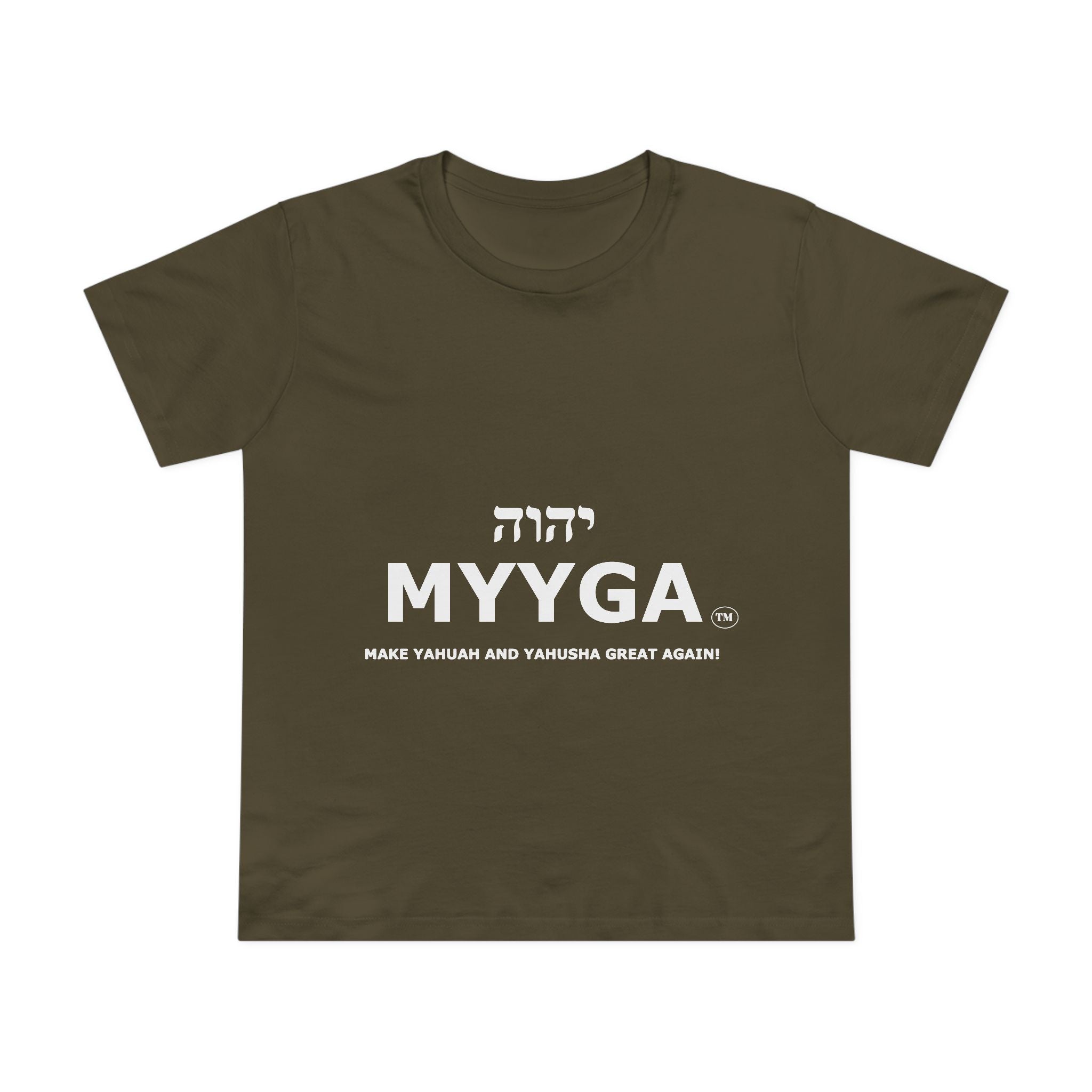 Maple Leaf Women’s Tee — Make Yahuah and Yahusha Great Again
