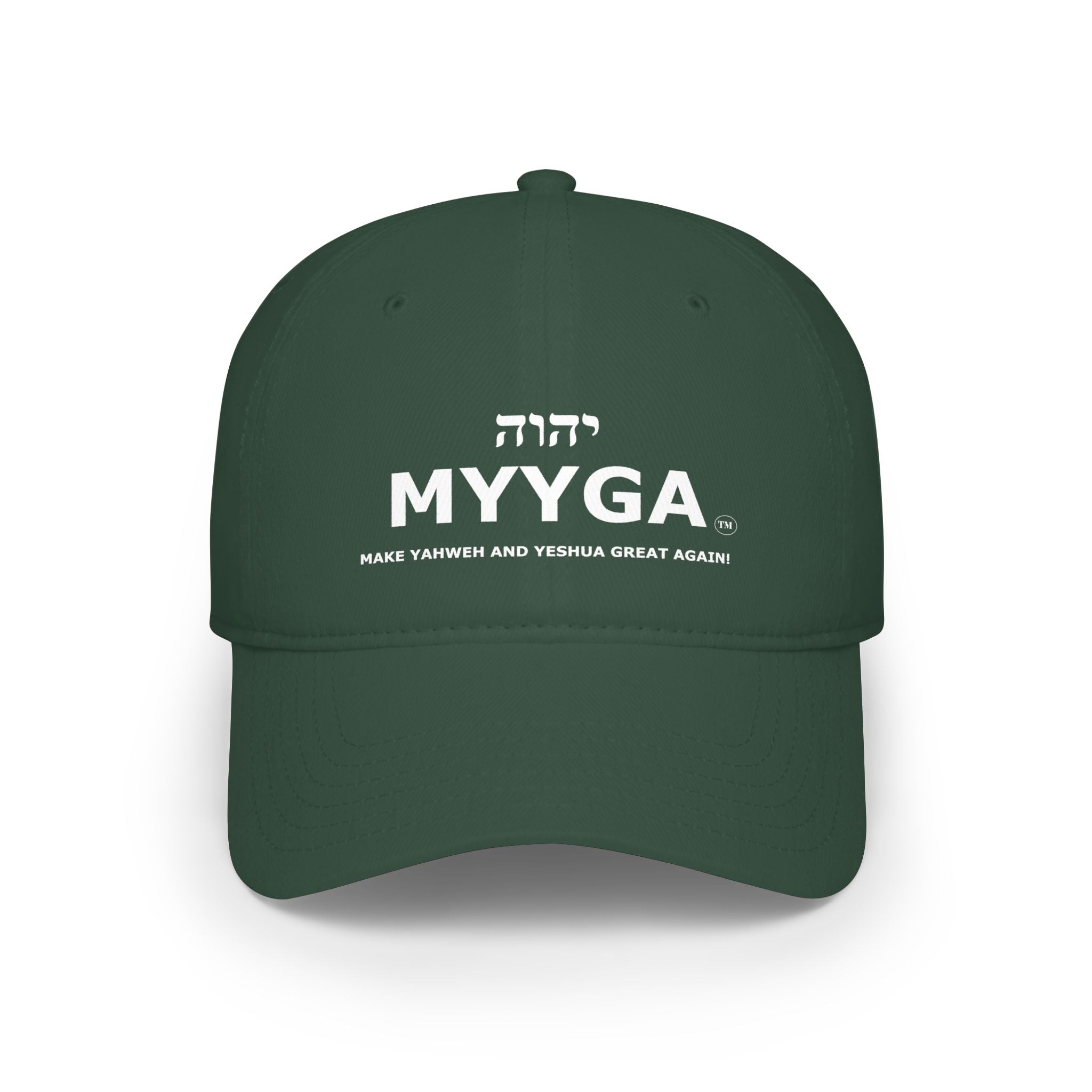 MYYGA - Make Yahweh And Yeshua Great Again - distressed logo Classic Dad Cap | vintage embroidered baseball hat