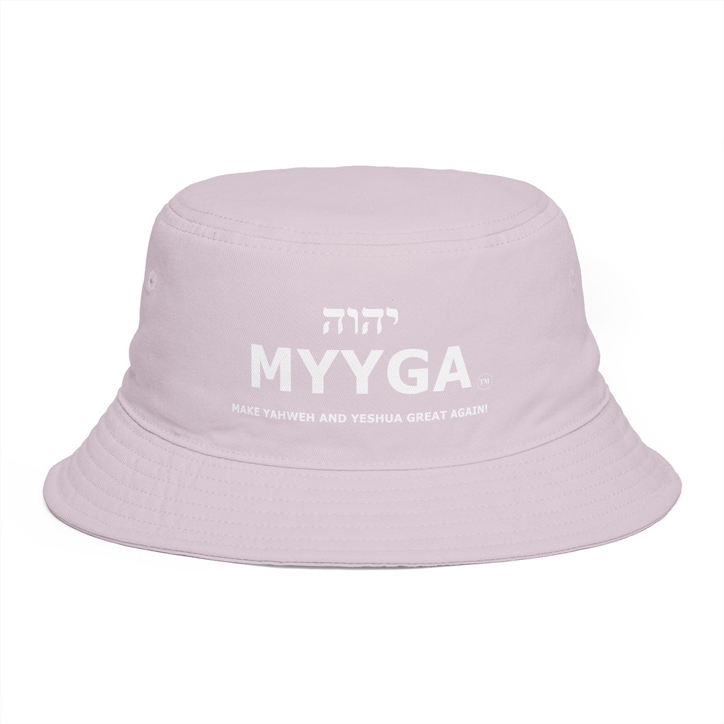 MYYGA - Make Yahweh And Yahshua Great Again - Solid Red Bucket Hat | All-Over Print Bucket Hat