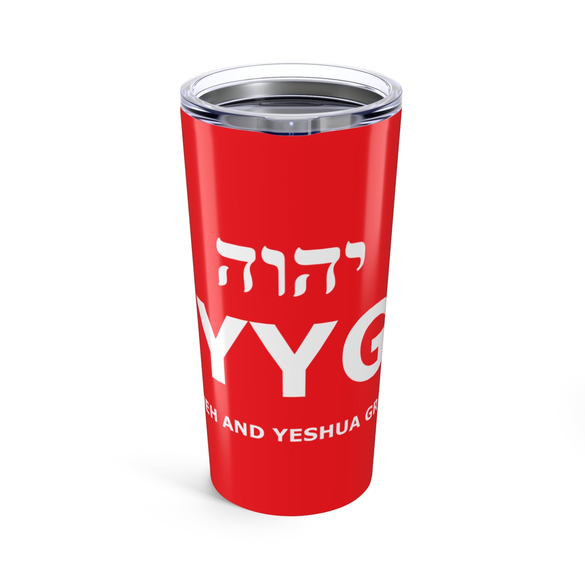 MYYGA - Make Yahweh And Yeshua Great Again - Tumbler 20oz | Red Scripture Design