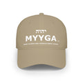 MYYGA - Make Yahweh And Yahshua Great Again - distressed logo Classic Dad Cap | vintage embroidered baseball hat