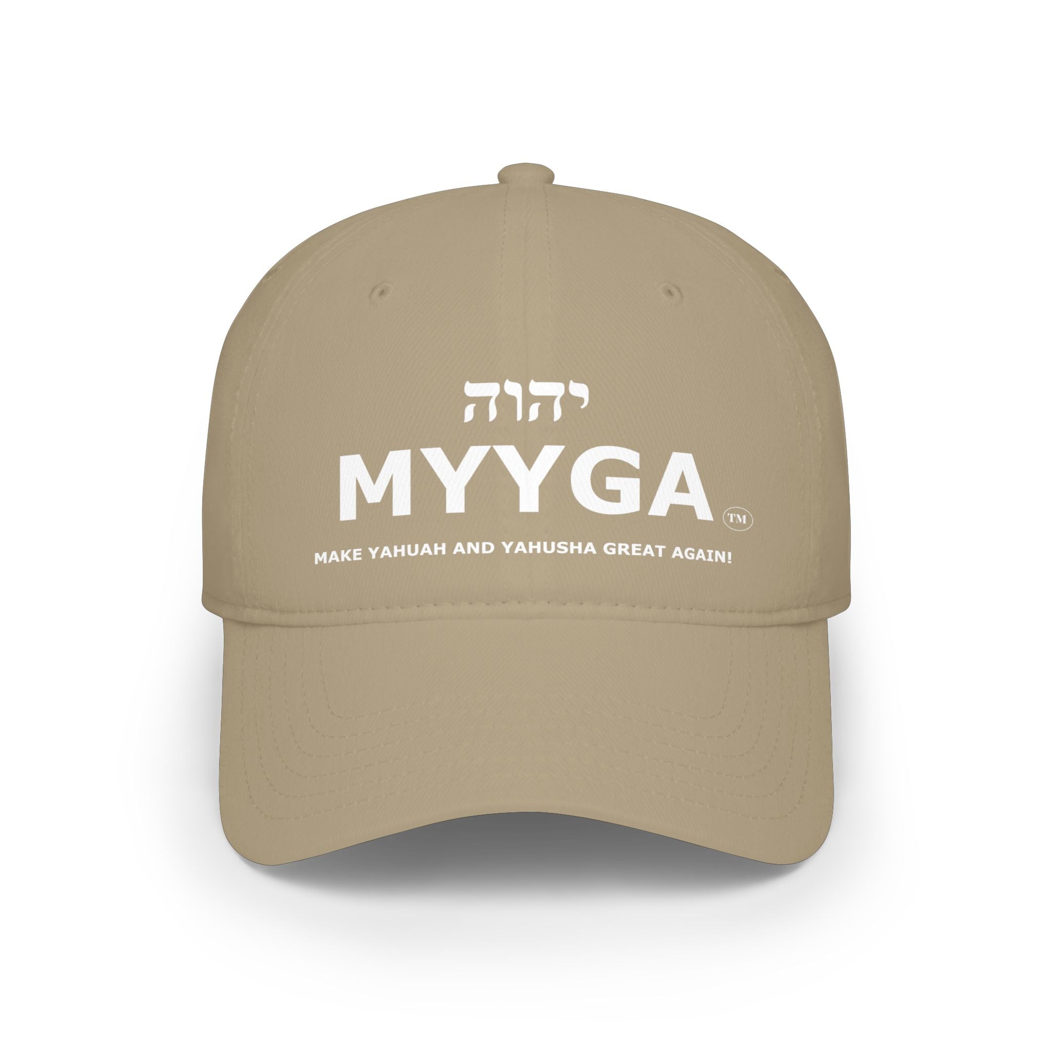 MYYGA - Make Yahuah And Yahusha Great Again - distressed logo Classic Dad Cap | vintage embroidered baseball hat