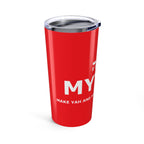 MYYGA - Make Yah And Yeshua Great Again - Tumbler 20oz | Red Scripture Design