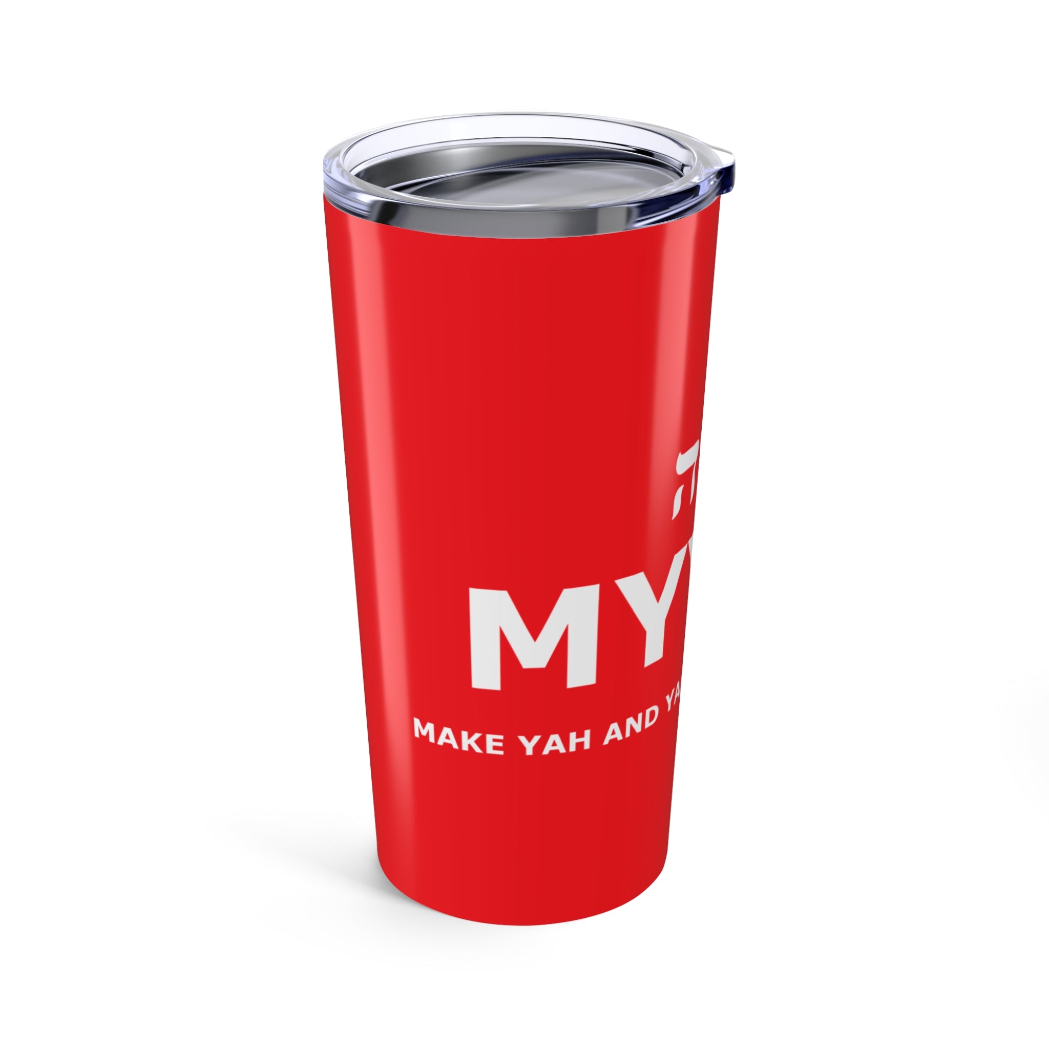MYYGA - Make Yah And Yeshua Great Again - Tumbler 20oz | Red Scripture Design