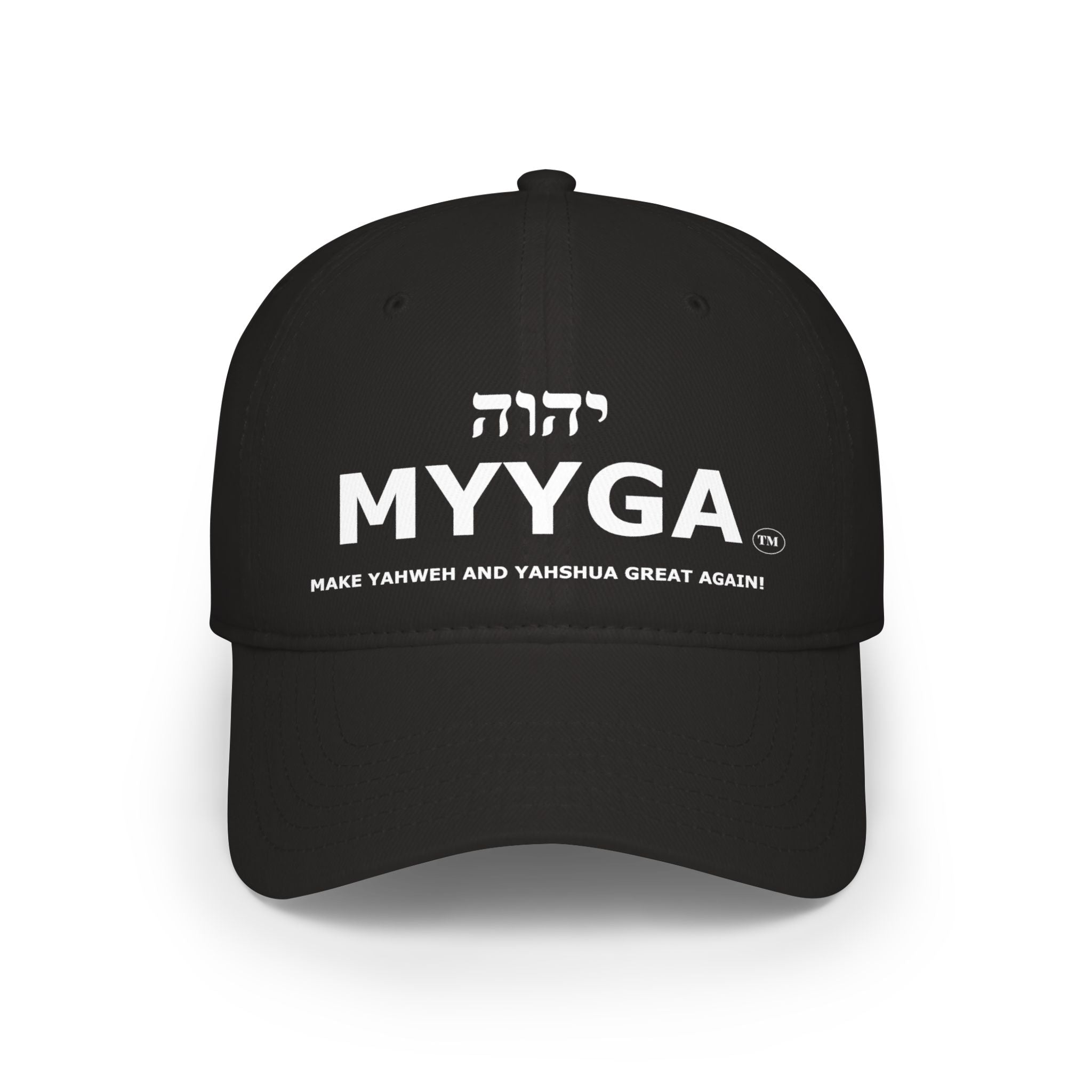 MYYGA - Make Yahweh And Yahshua Great Again - distressed logo Classic Dad Cap | vintage embroidered baseball hat