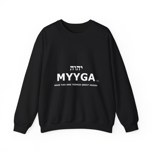 MYYGA - Make Yah And Yahshua Great Again - sweatshirt | Religious typography crewneck