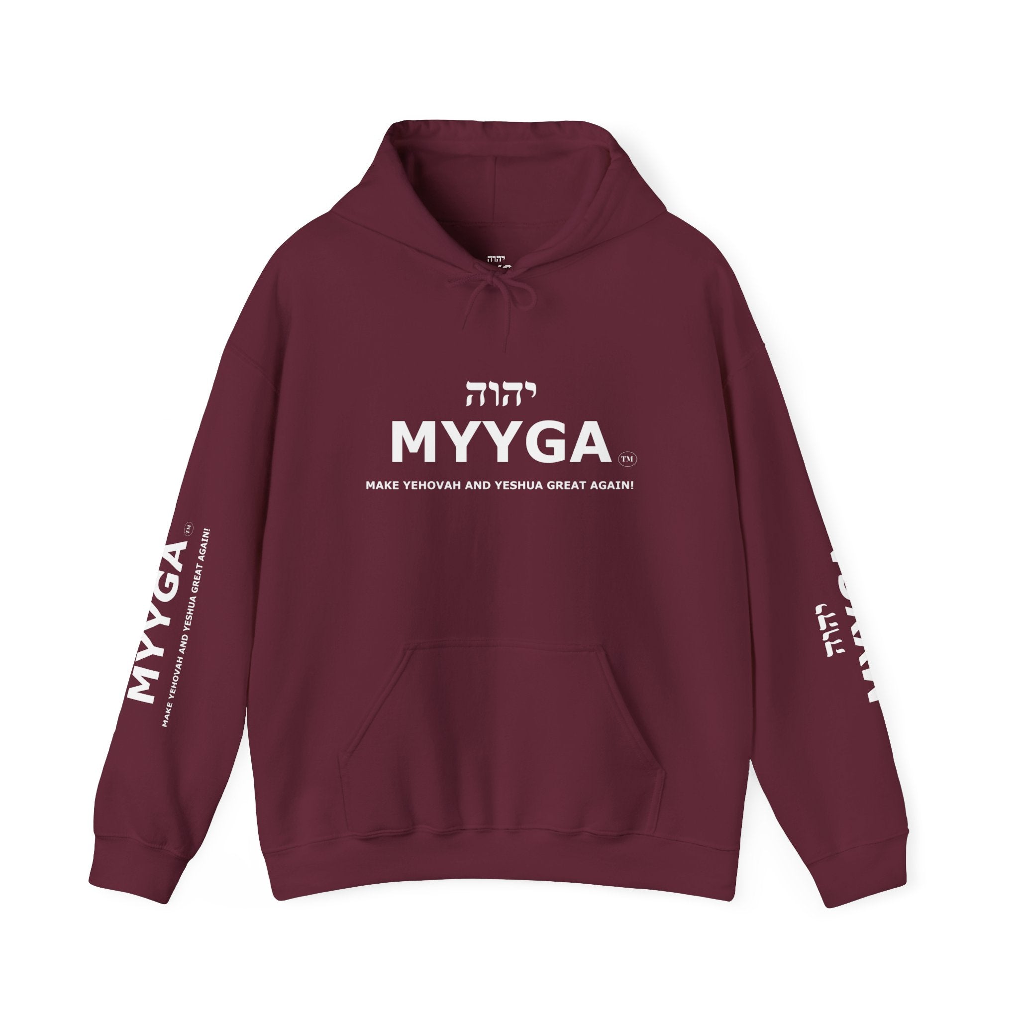 MYYGA - Make Yehovah And Yeshua Great AGain Unisex Heavy Blend™ Hooded Sweatshirt