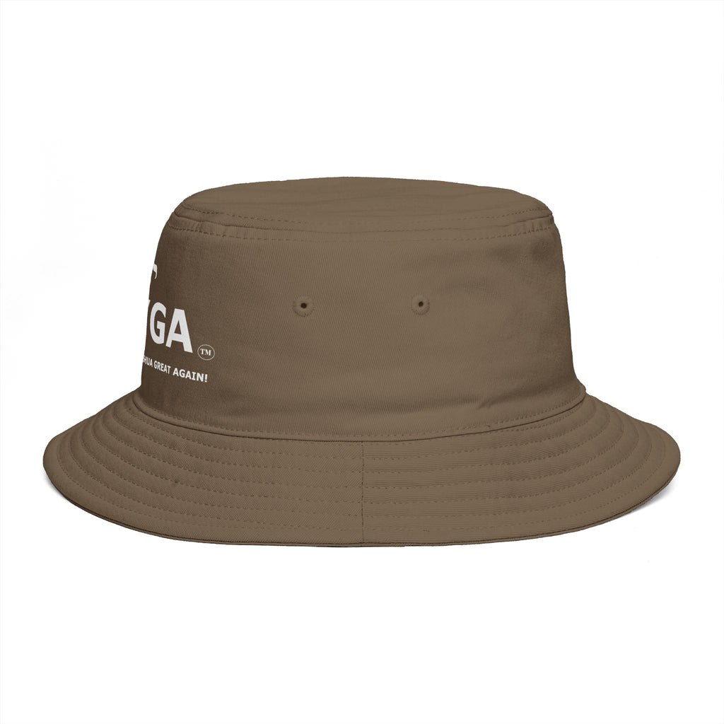 MYYGA - Make Yahweh And Yahshua Great Again - Solid Red Bucket Hat | All-Over Print Bucket Hat