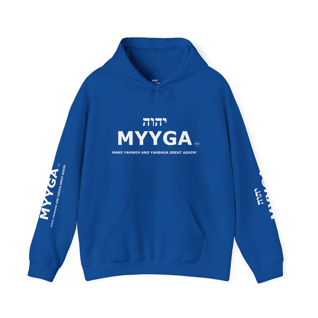 MYYGA - Make Yahweh And Yahshua Great AGain Unisex Heavy Blend™ Hooded Sweatshirt