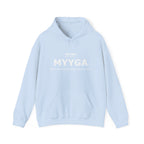 MYYGA - Make Yahweh And Yeshua Great Again - hooded sweatshirt with front design only