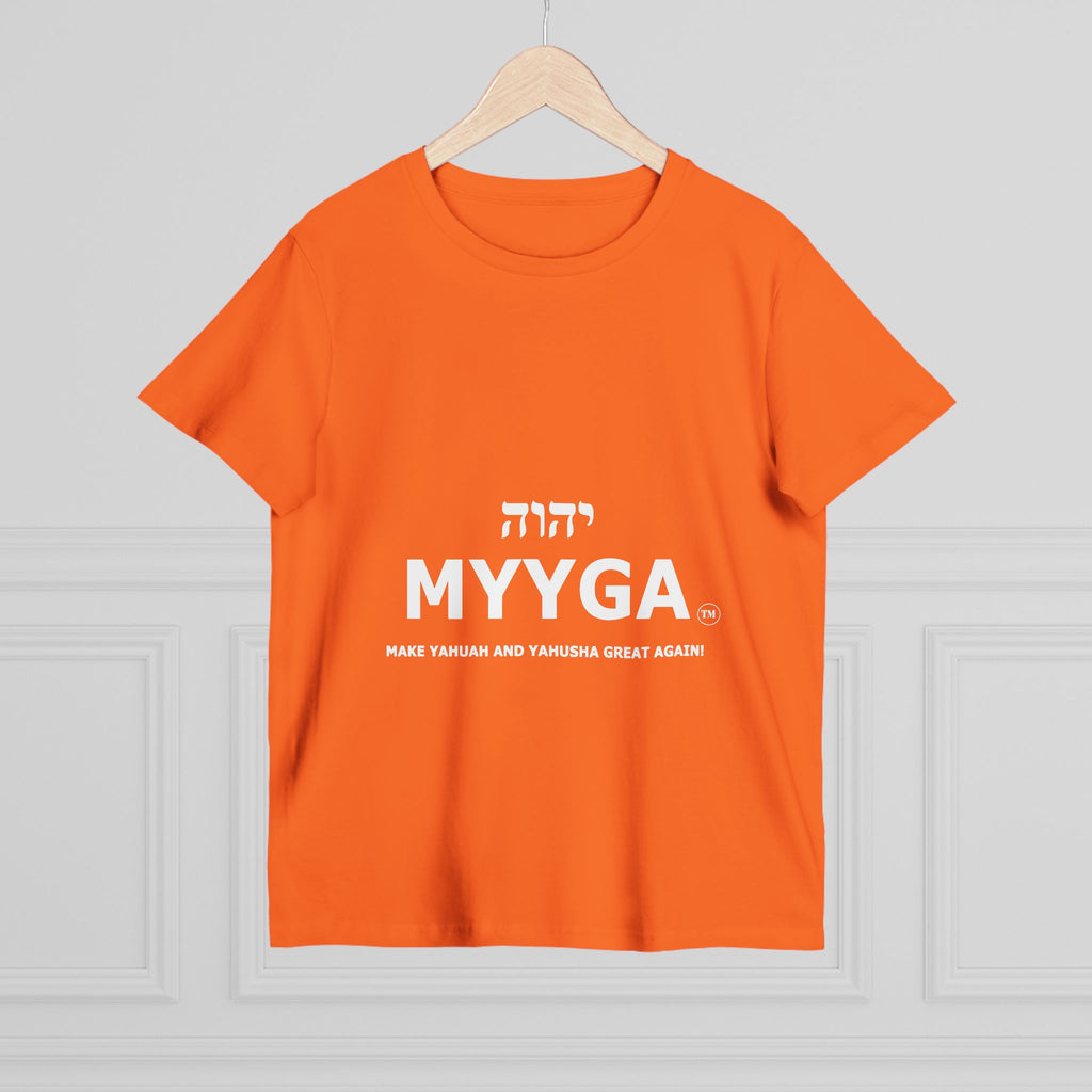 Maple Leaf Women’s Tee — Make Yahuah and Yahusha Great Again