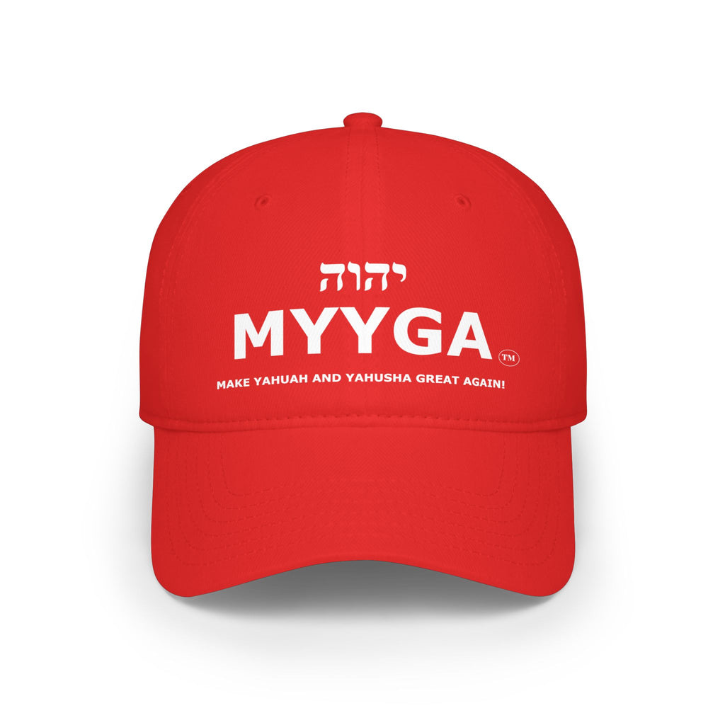 MYYGA - Make Yahuah And Yahusha Great Again - distressed logo Classic Dad Cap | vintage embroidered baseball hat