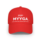 MYYGA - Make Yahuah And Yahusha Great Again - distressed logo Classic Dad Cap | vintage embroidered baseball hat