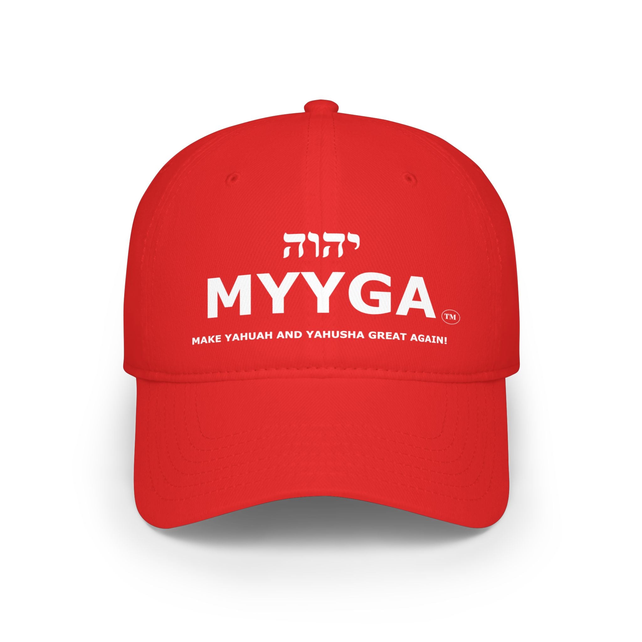 MYYGA - Make Yahuah And Yahusha Great Again - distressed logo Classic Dad Cap | vintage embroidered baseball hat