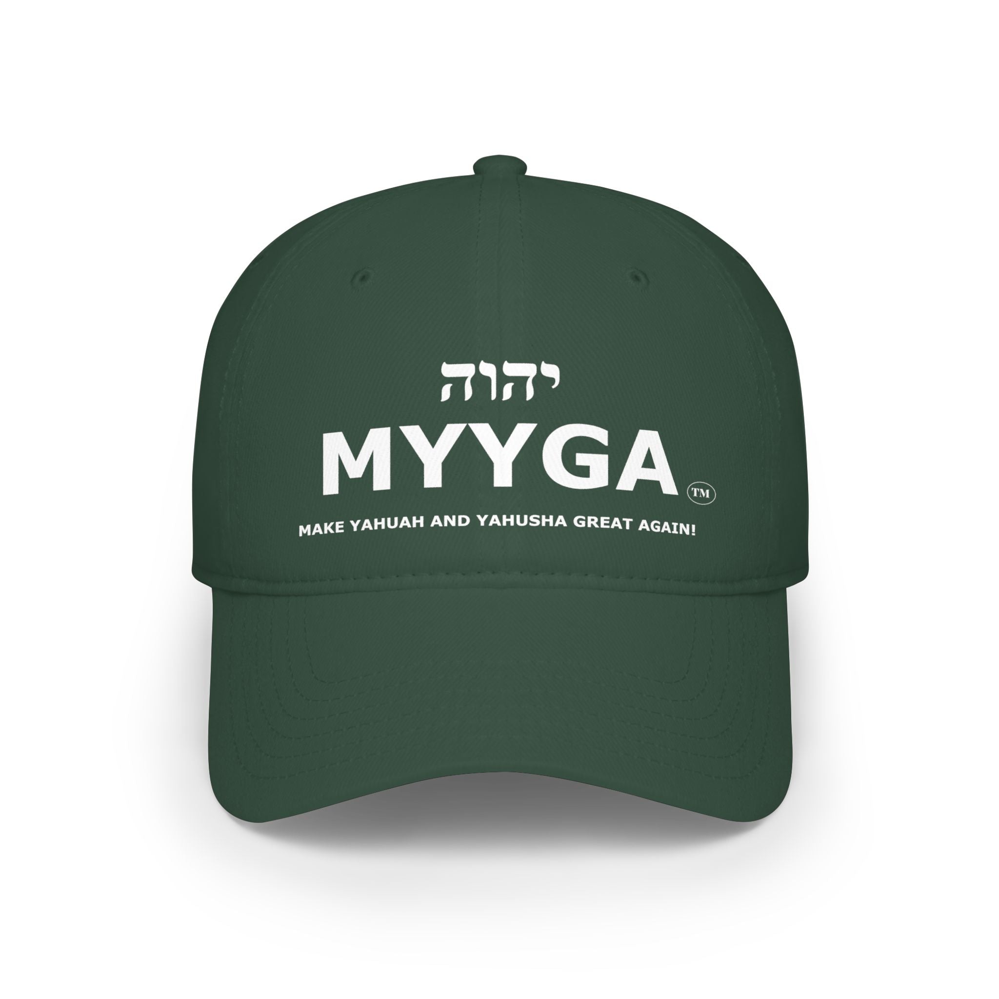 MYYGA - Make Yahuah And Yahusha Great Again - distressed logo Classic Dad Cap | vintage embroidered baseball hat