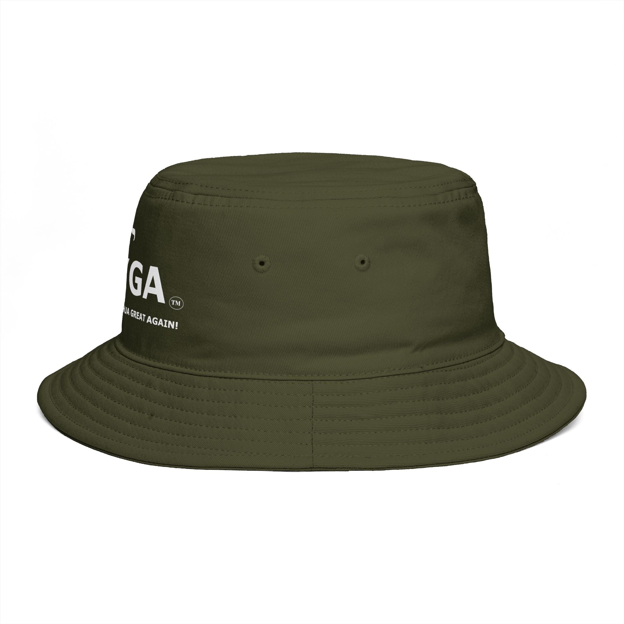 MYYGA - Make Yah And Yeshua Great Again - Solid Red Bucket Hat | All-Over Print Bucket Hat