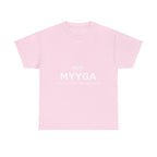MYYGA - Make Yehovah And Yeshua Great Again - logo tee | Hebrew lettering graphic shirt