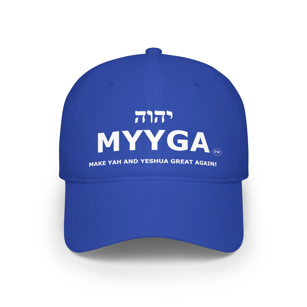 MYYGA - Make Yah And Yahshua Great Again - distressed logo Classic Dad Cap | vintage embroidered baseball hat