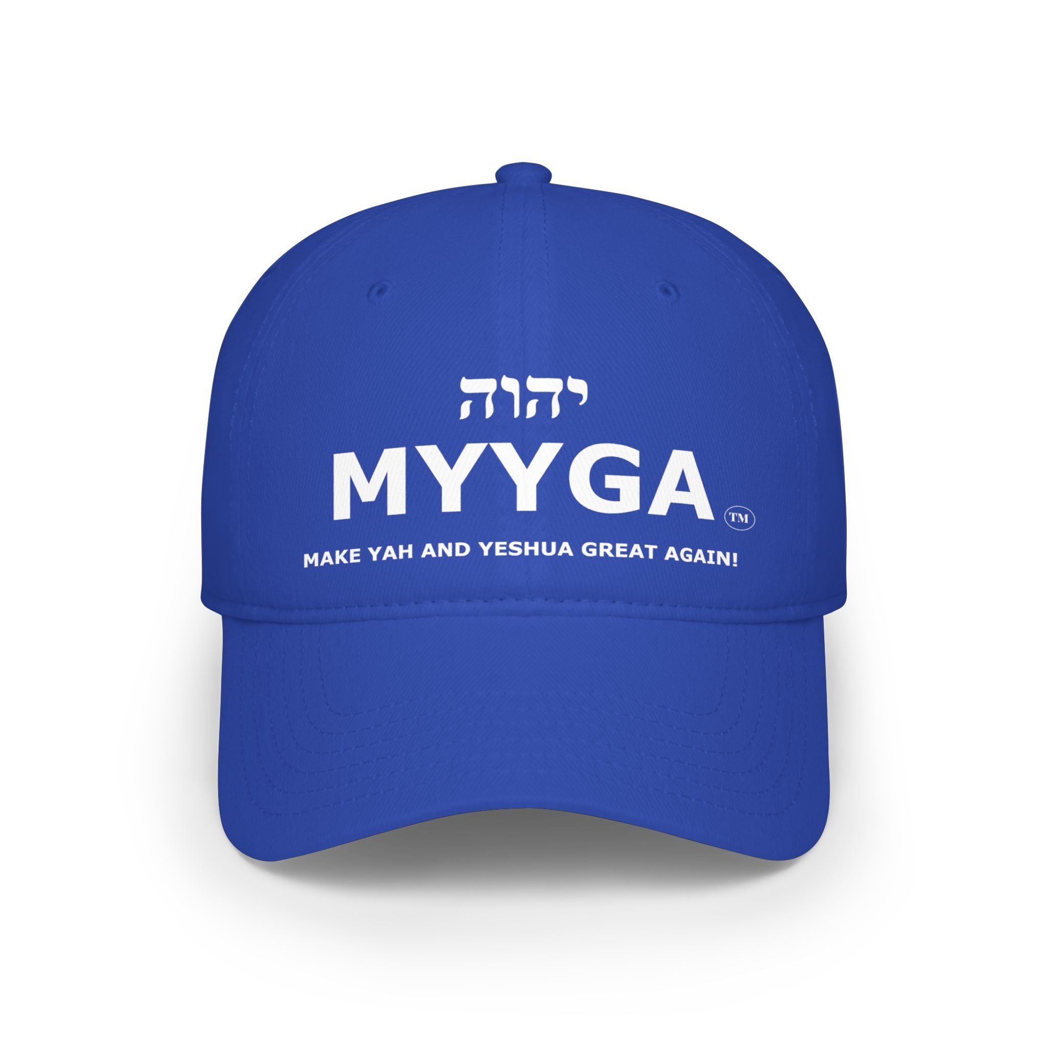 MYYGA - Make Yah And Yahshua Great Again - distressed logo Classic Dad Cap | vintage embroidered baseball hat