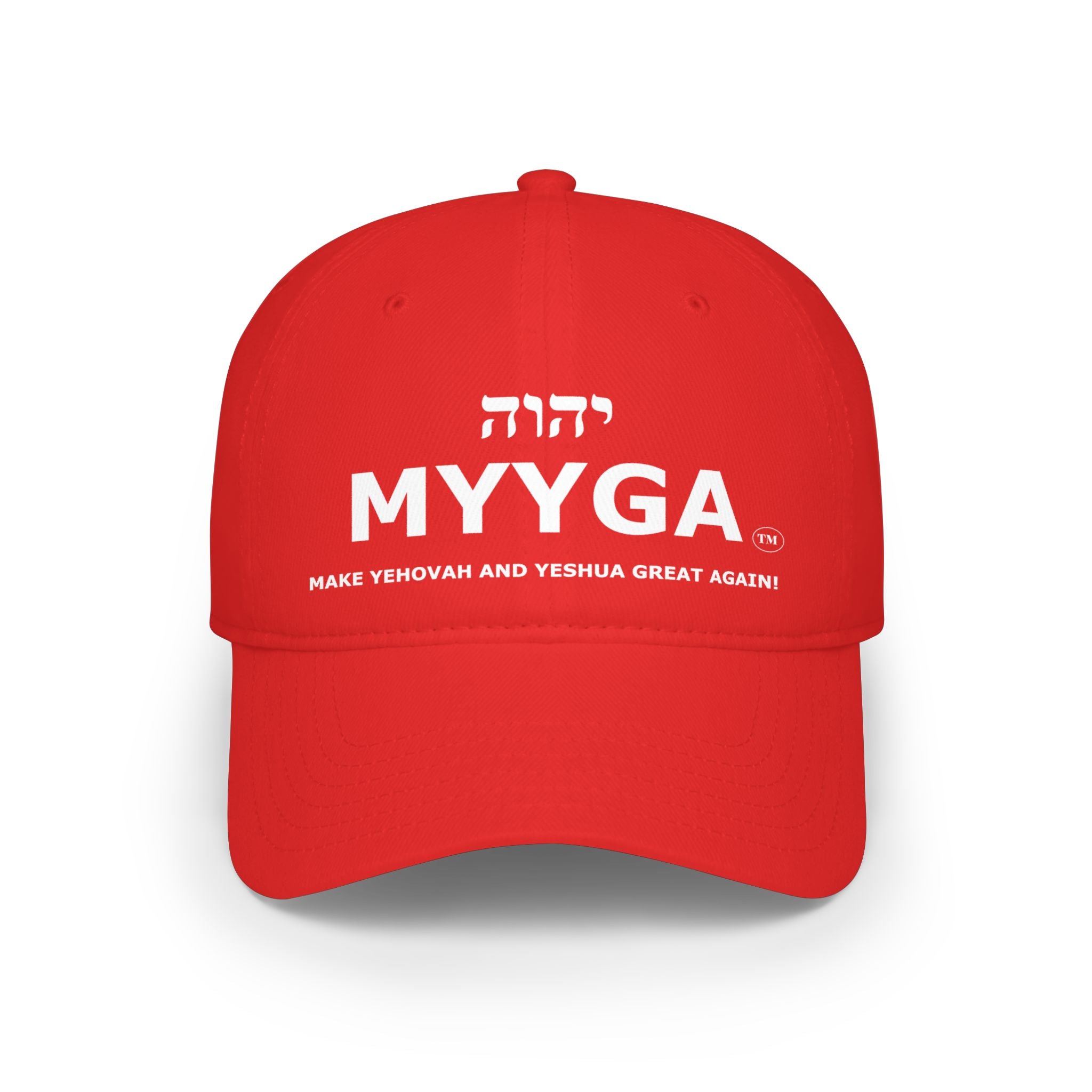 MYYGA - Make Yehovah And Yeshua Great Again - distressed logo Classic Dad Cap | vintage embroidered baseball hat
