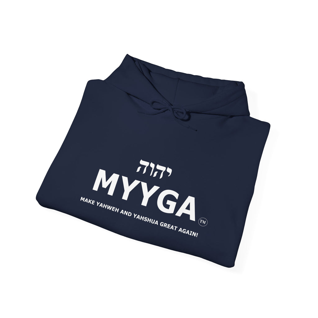 MYYGA - Make Yahweh And Yeshua Great Again Unisex Heavy Blend™ Hooded Sweatshirt