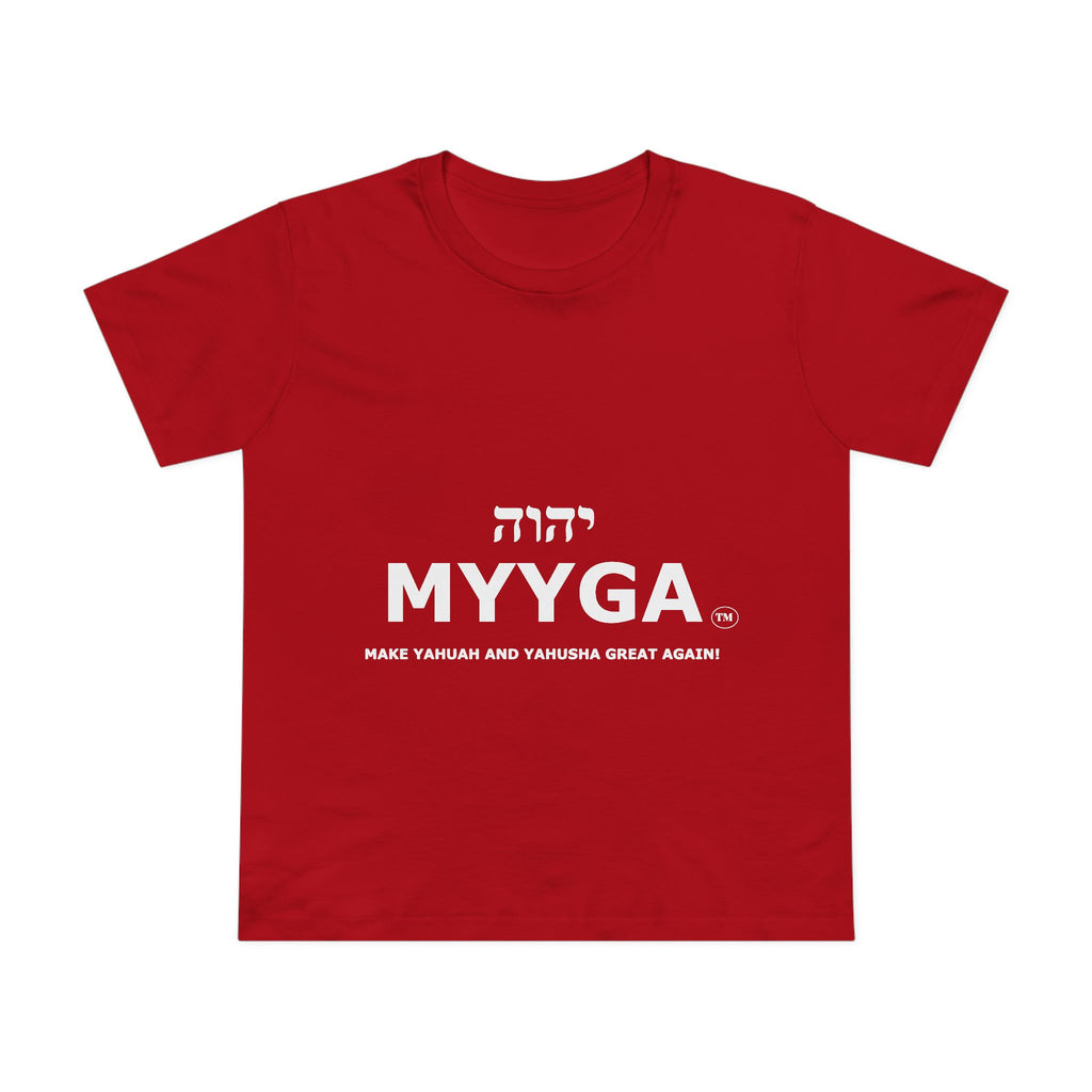 Maple Leaf Women’s Tee — Make Yahuah and Yahusha Great Again