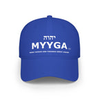 MYYGA - Make Yahuah And Yahusha Great Again - distressed logo Classic Dad Cap | vintage embroidered baseball hat
