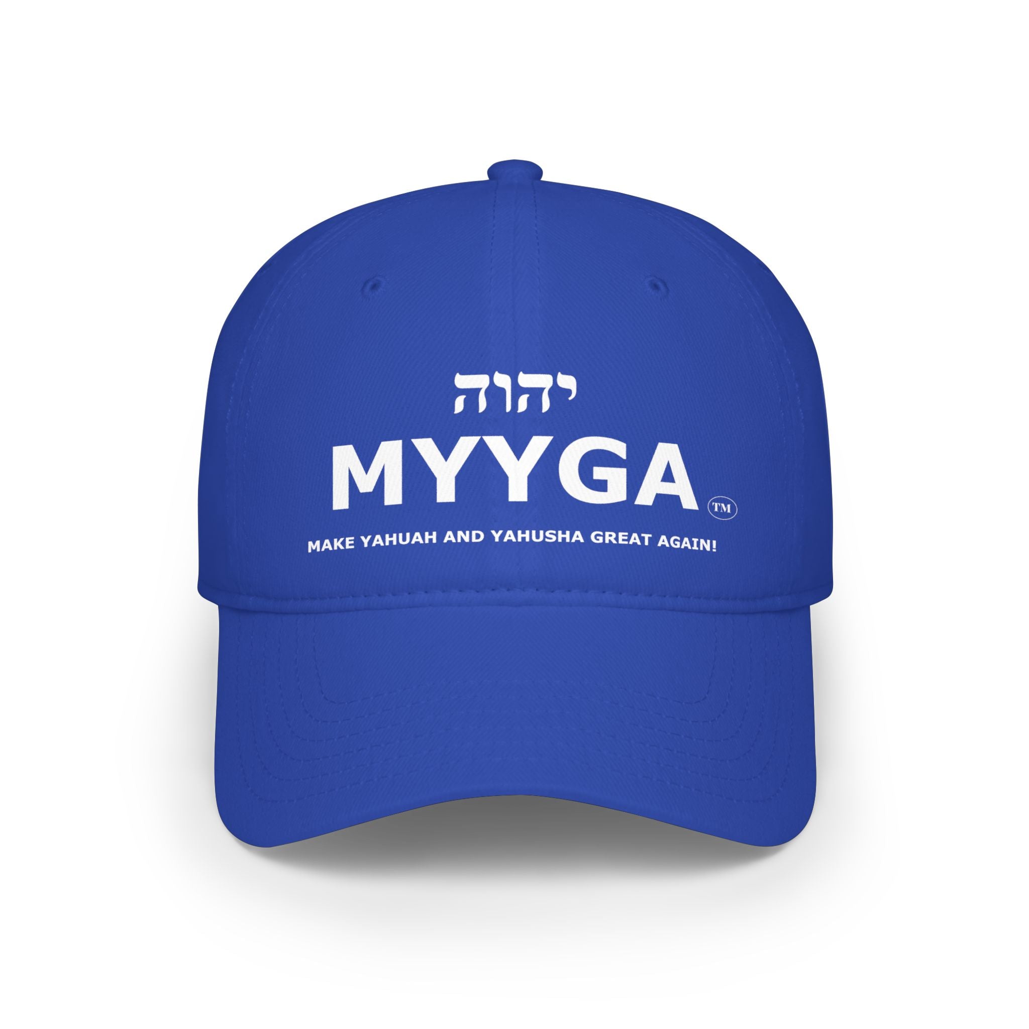 MYYGA - Make Yahuah And Yahusha Great Again - distressed logo Classic Dad Cap | vintage embroidered baseball hat