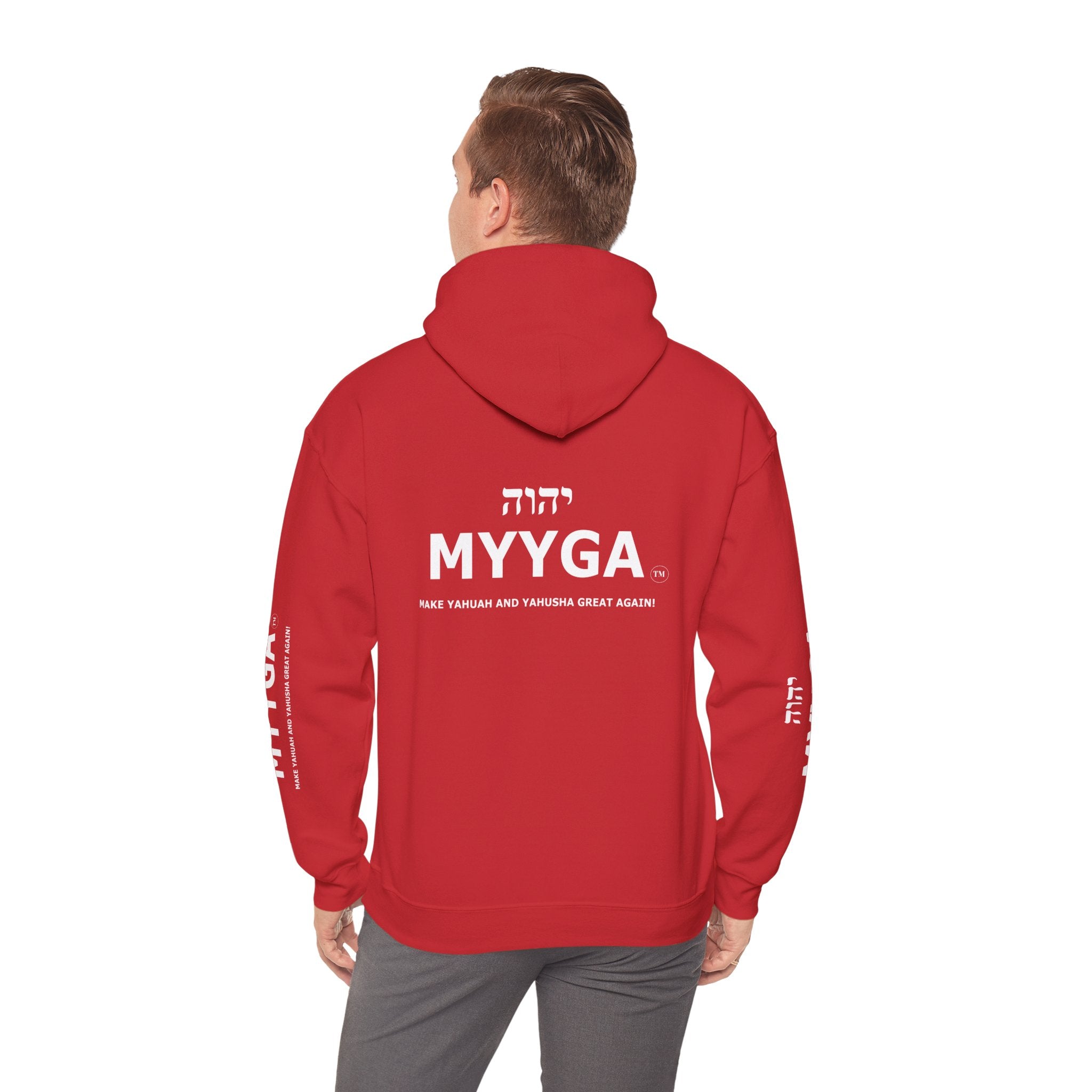 MYYGA - Make Yahuah And Yahusha Great AGain Unisex Heavy Blend™ Hooded Sweatshirt