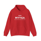 MYYGA - Make Yahweh And Yahshua Great Again - hooded sweatshirt with front design only