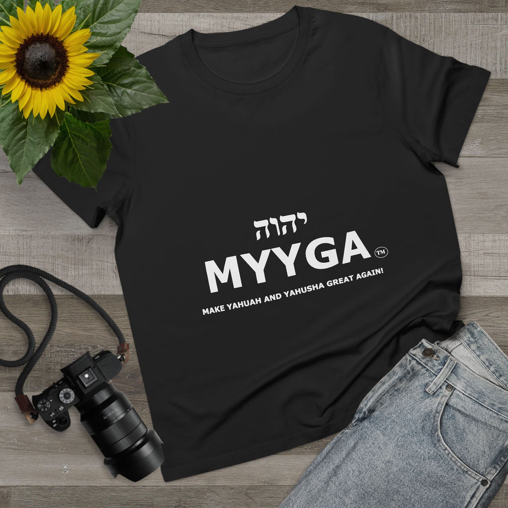 Maple Leaf Women’s Tee — Make Yahuah and Yahusha Great Again