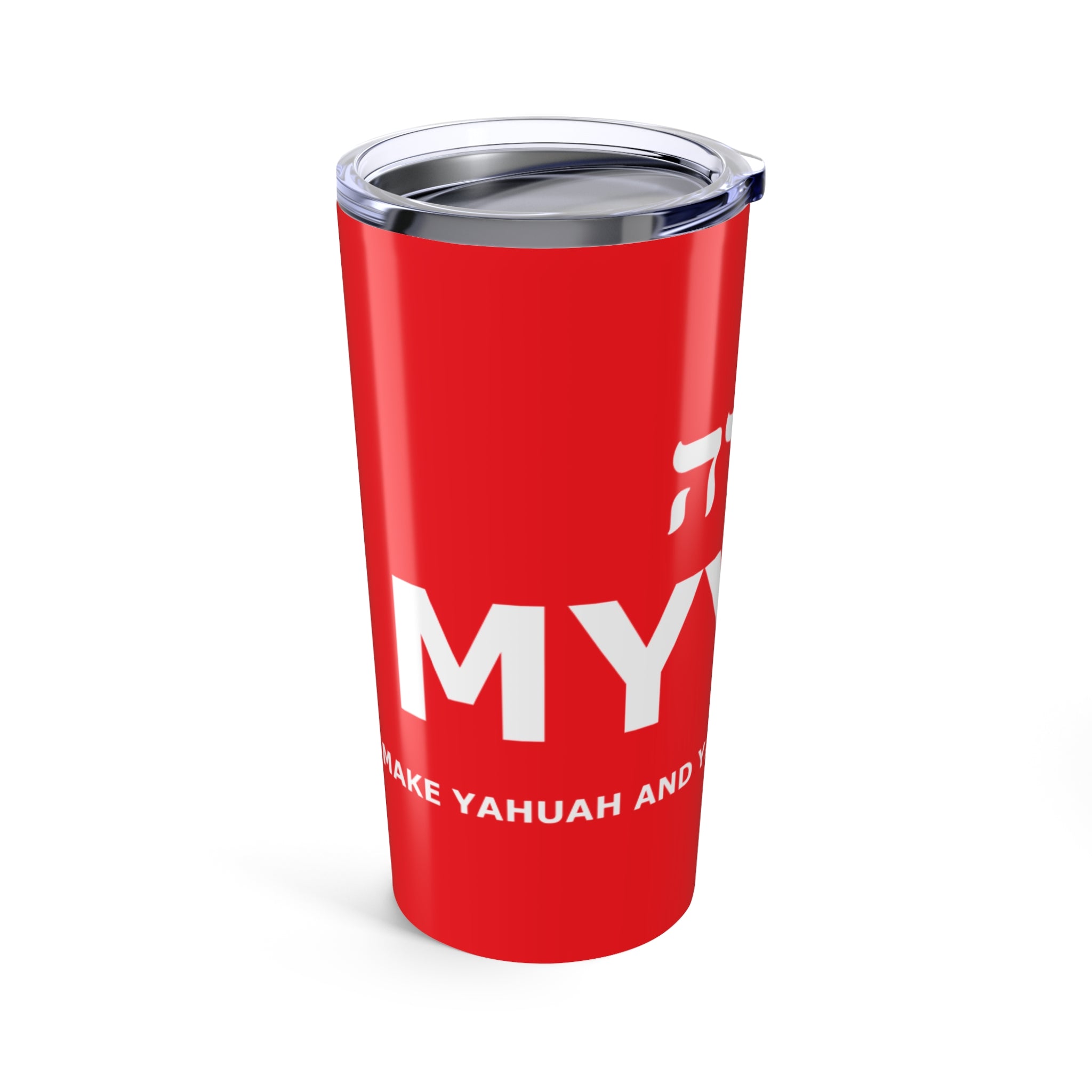 MYYGA - Make Yahuah And Yahusha Great Again - Tumbler 20oz | Red Scripture Design