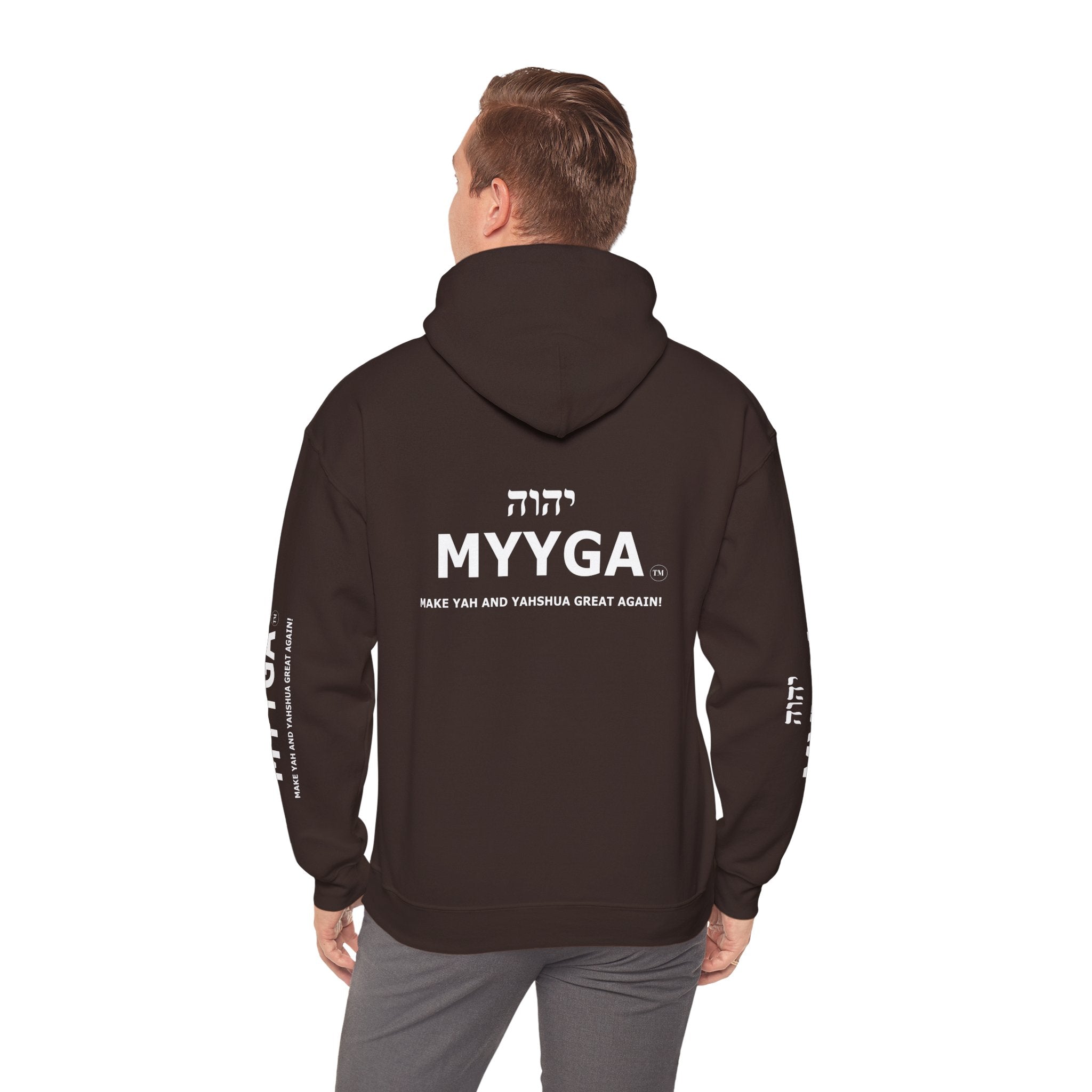 MYYGA - Make Yah And Yeshua Great AGain Unisex Heavy Blend™ Hooded Sweatshirt