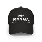 MYYGA - Make Yah And Yeshua Great Again - distressed logo Classic Dad Cap | vintage embroidered baseball hat