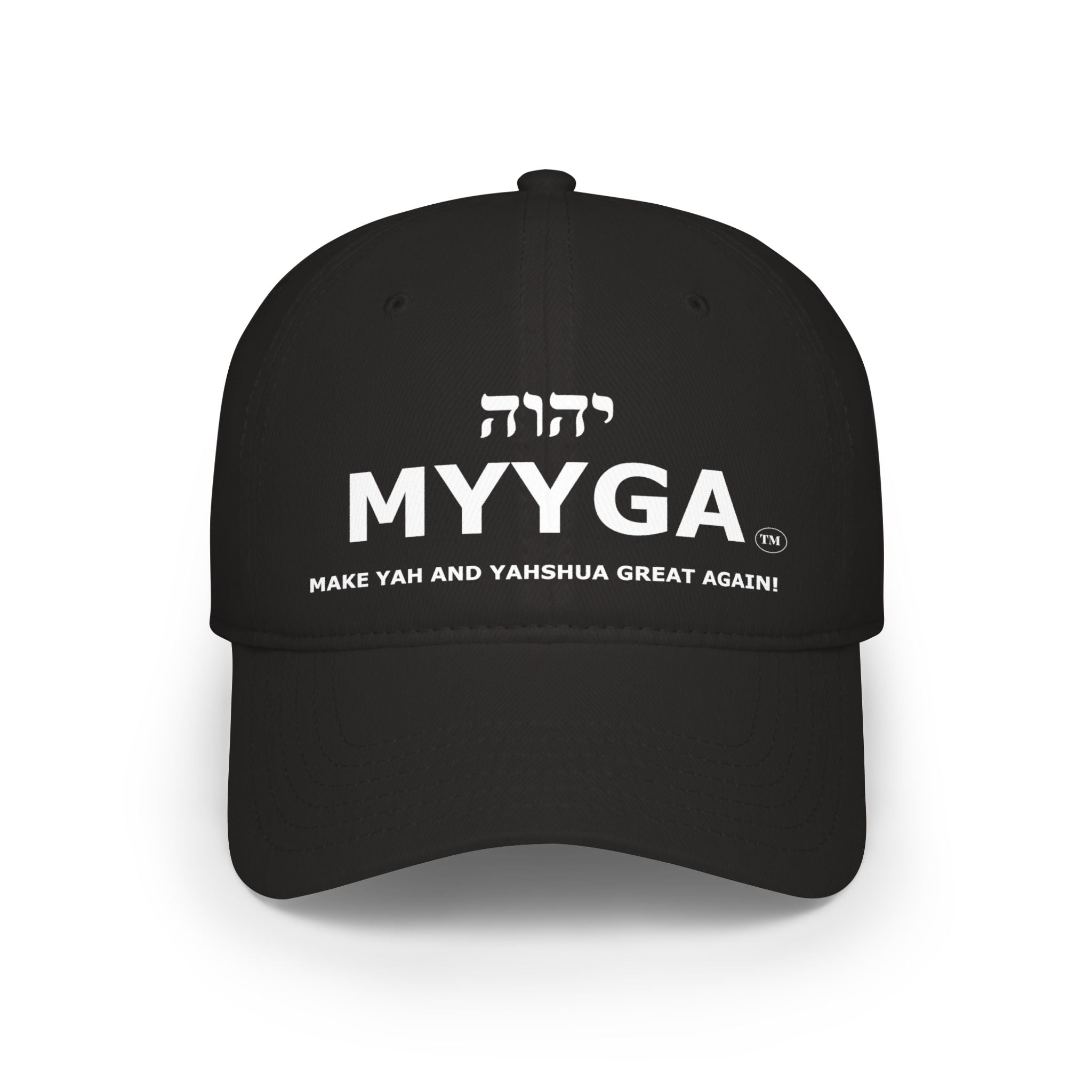 MYYGA - Make Yah And Yeshua Great Again - distressed logo Classic Dad Cap | vintage embroidered baseball hat