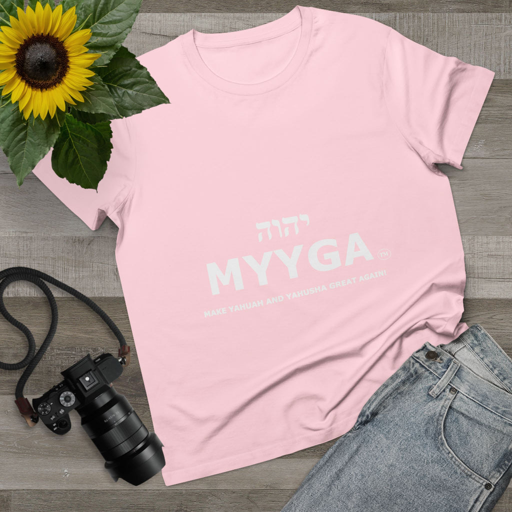 Maple Leaf Women’s Tee — Make Yahuah and Yahusha Great Again