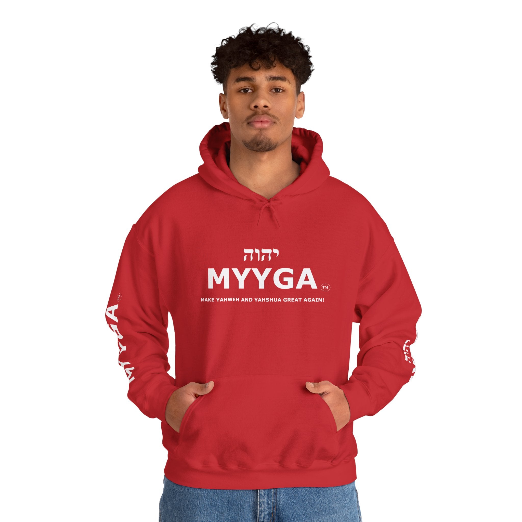 MYYGA - Make Yahweh And Yeshua Great Again Unisex Heavy Blend™ Hooded Sweatshirt