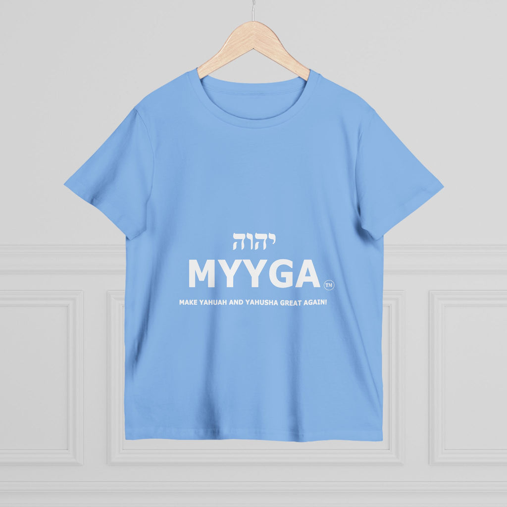 Maple Leaf Women’s Tee — Make Yahuah and Yahusha Great Again