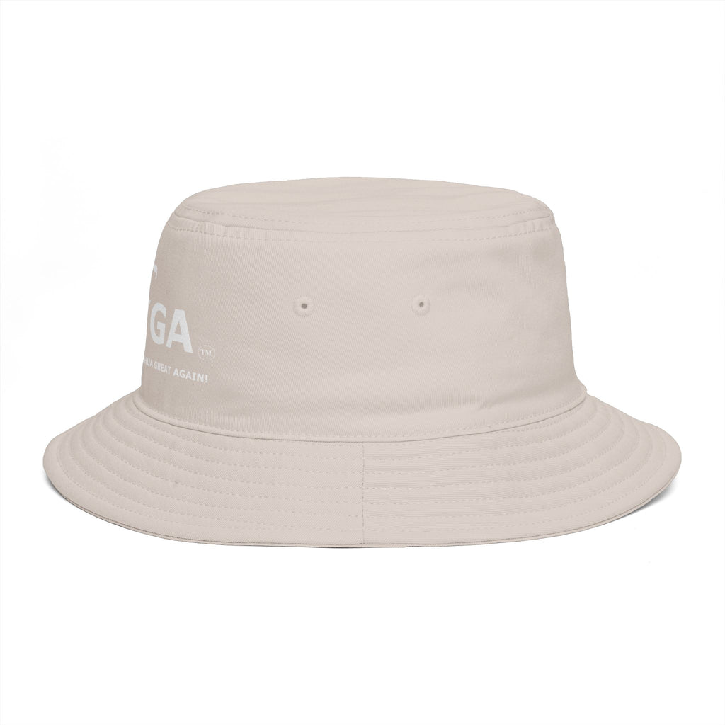MYYGA - Make Yahweh And Yahshua Great Again - Solid Red Bucket Hat | All-Over Print Bucket Hat