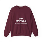MYYGA - Make Yahweh And Yeshua Great Again - sweatshirt | Religious typography crewneck